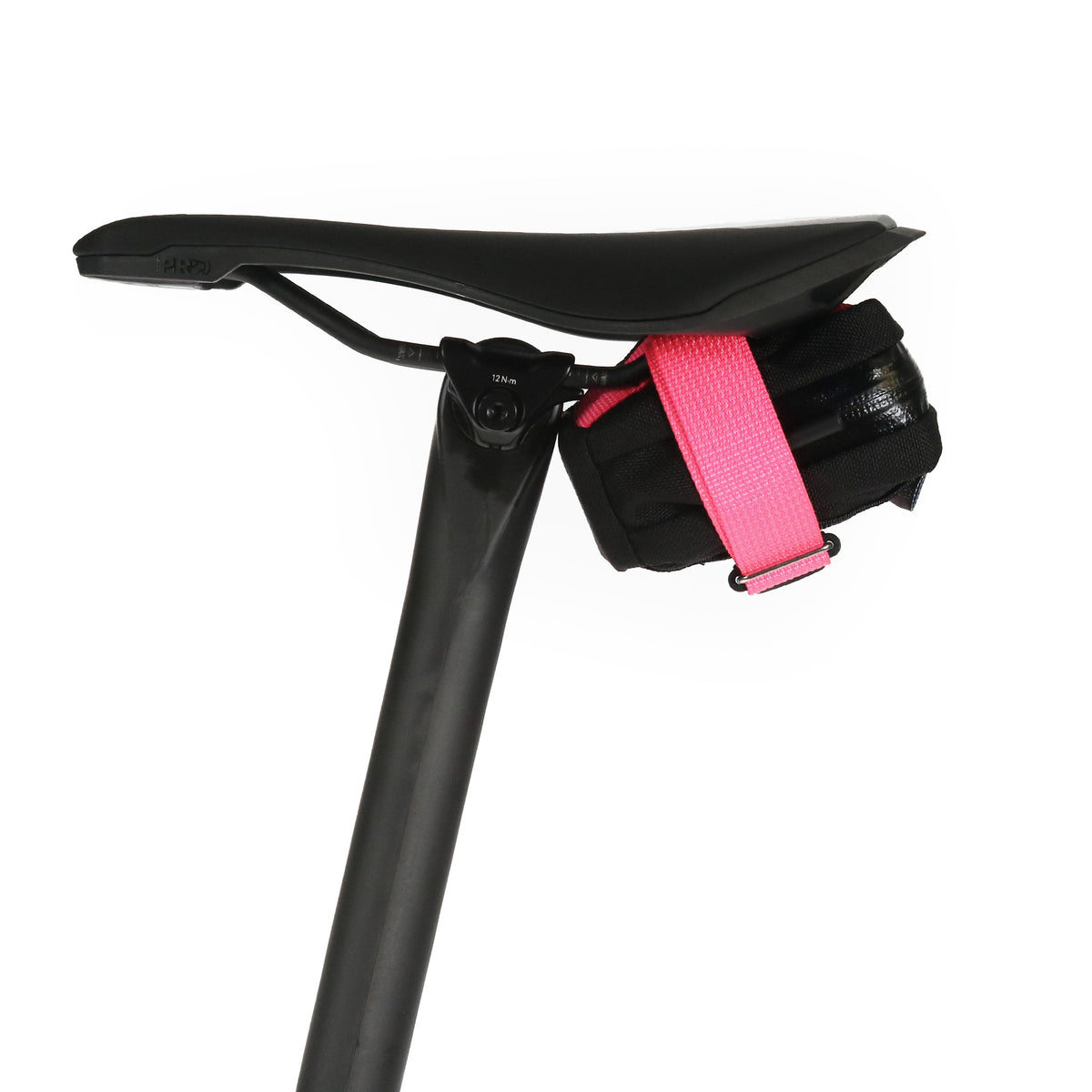 skingrowsback Plan B Micron cycling saddle bag neon pink d