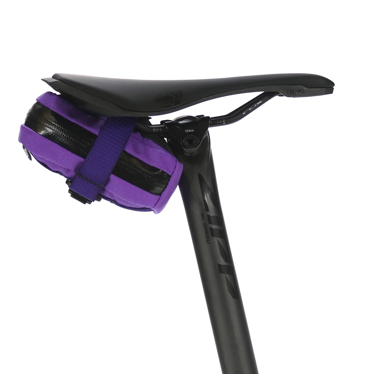skingrowsback plan b cycling saddle bag purple